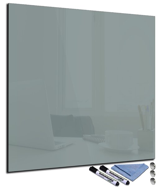 Glasdekor Magnetická skleněná tabule 40x40cm betonová šedá