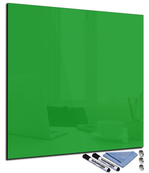 Glasdekor Magnetická skleněná tabule 50x50cm světle zelená