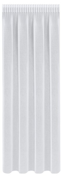 ZÁCLONA NA PÁSCE ELPIDIA 140X270 CM BÍLÁ
