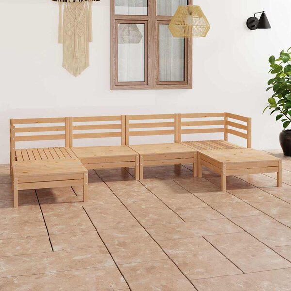 6dílná zahradní sedací souprava masivní borovice 3083334