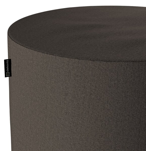 Sedák Barrel- válec pevný barva hnědá látka pletený vzor