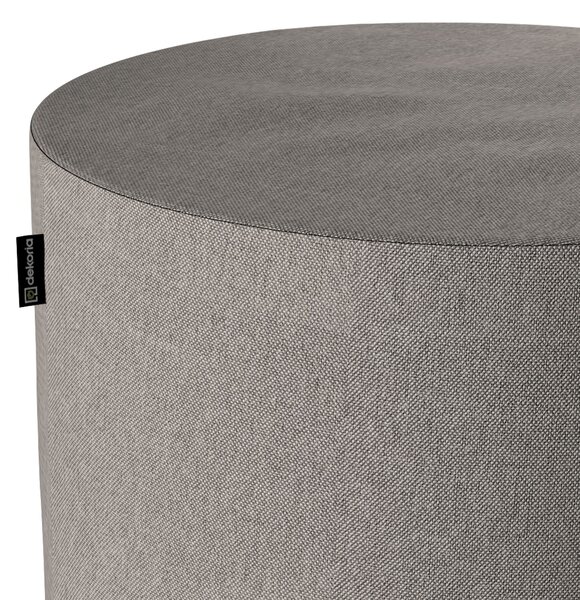 Sedák Barrel- válec pevný barva béžová látka pletený vzor