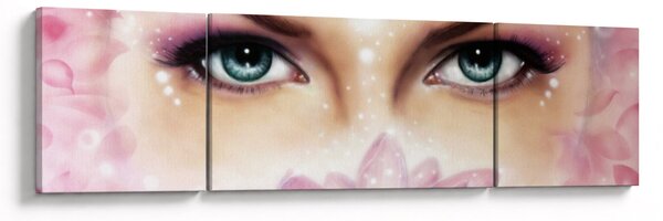 Obraz - Okouzlující oči (170x50 cm)