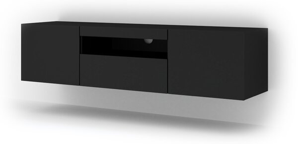 TV stolek/skříňka Aurinko 150 (matná černá)