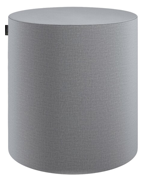 Sedák Barrel- válec pevný barva šedá látka sametová