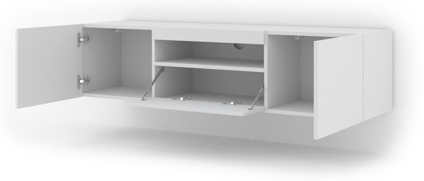 TV stolek/skříňka Aurinko 150 (matná bílá)