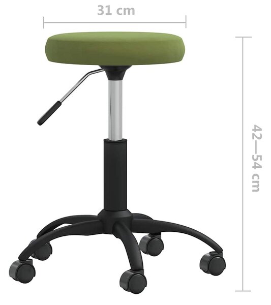 Jídelní židle světle zelená samet 3085729