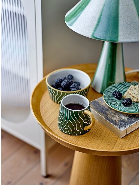 Keramická stolní lampa s keramickým stínidlem (výška 35 cm) Olive – Bloomingville