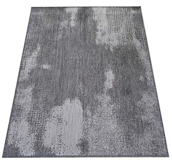Makro Abra Kusový koberec sysalový oboustranný ZARA 10 Abstraktní šedý Rozměr: 80x150 cm