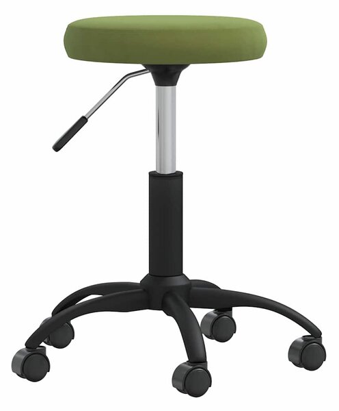 Jídelní židle světle zelená samet 3085729