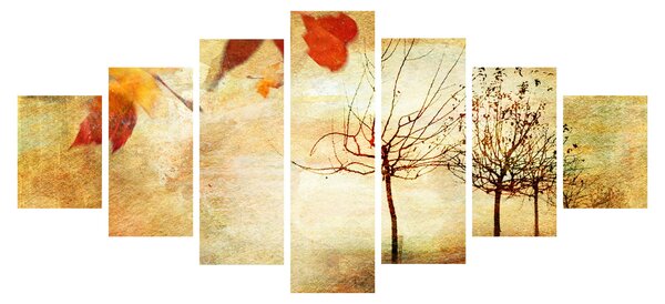 Obraz - Podzimní nálada (210x100 cm)