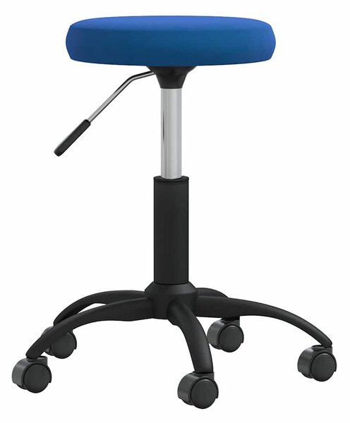 Jídelní židle modrá samet 3085731