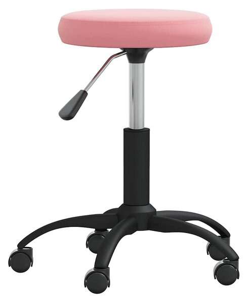Jídelní židle růžová samet 3085732