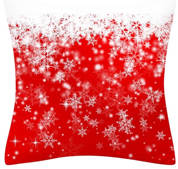 Tutumi Vánoční 3D povlak na polštář Nick 45 x 45 cm červený