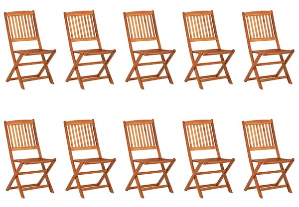 11dílný zahradní jídelní set 220x90x75cm masivní akáciové dřevo 3086977