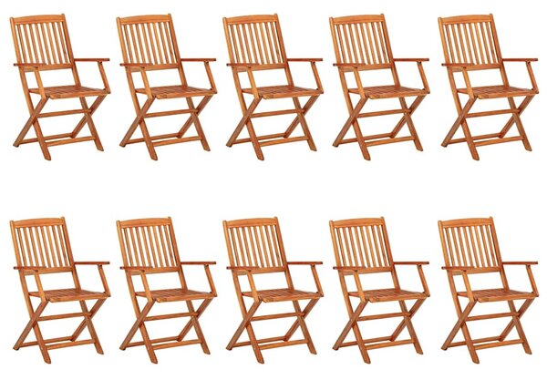 11dílný zahradní jídelní set 280x90x75cm masivní akáciové dřevo 3086978