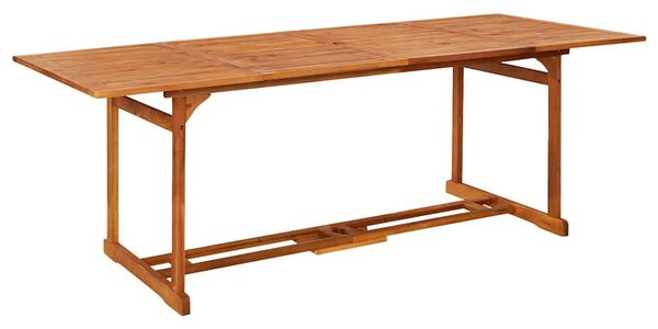 9dílný zahradní jídelní set 220x90x75 cm masivní akáciové dřevo 3086988