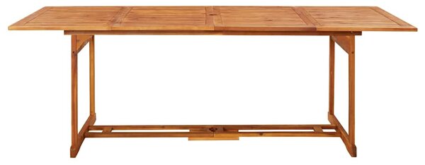 9dílný zahradní jídelní set 220x90x75 cm masivní akáciové dřevo 3086988
