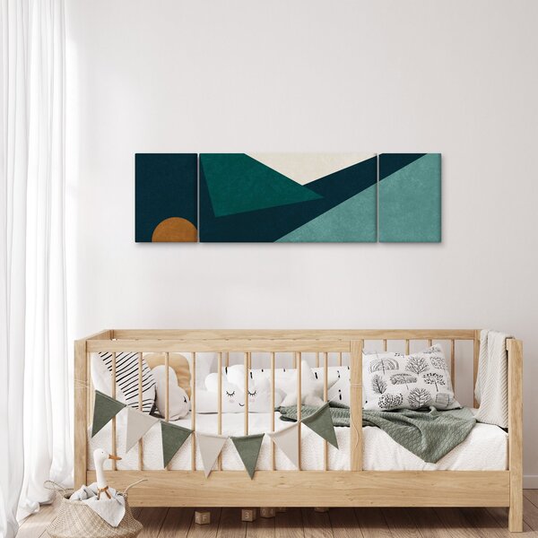 Obraz - Kubistická abstrakce (170x50 cm)