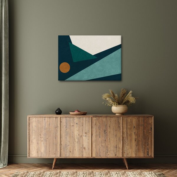 Obraz - Kubistická abstrakce (70x50 cm)