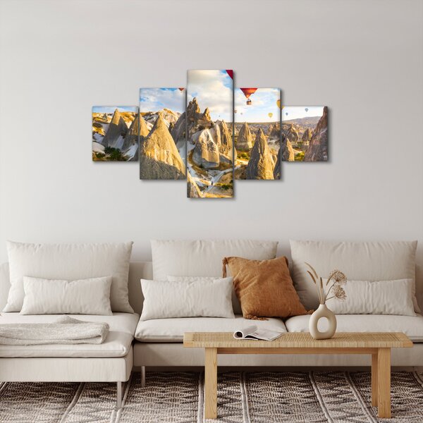 Obraz - Horkovzdušné balóny (125x70 cm)