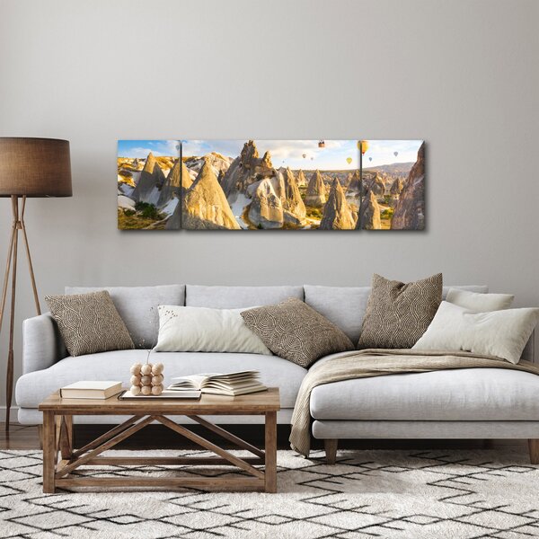 Obraz - Horkovzdušné balóny (170x50 cm)