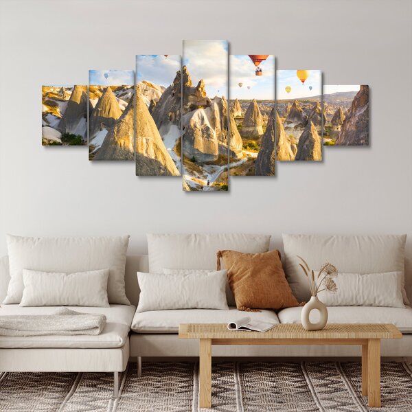 Obraz - Horkovzdušné balóny (210x100 cm)