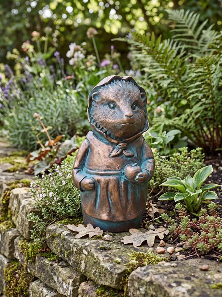 Zahradní figurka LOLA Ježek 37 cm Hnědá