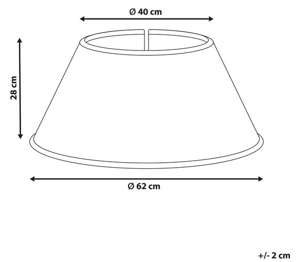 Kryt na stojan vánočního stromku VUOTSO 62 cm Přírodní