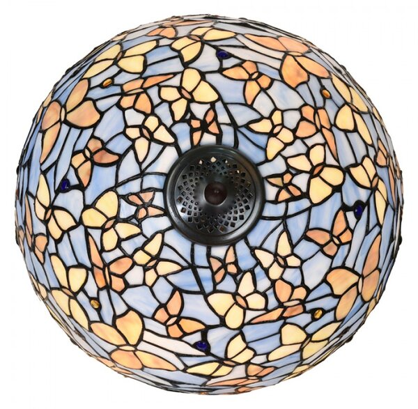 Stolní lampa Tiffany Nolace s motivem motýlů – 40x60 cm