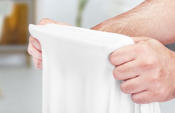 Návlek na koktejlový stolek 80 cm – bílý