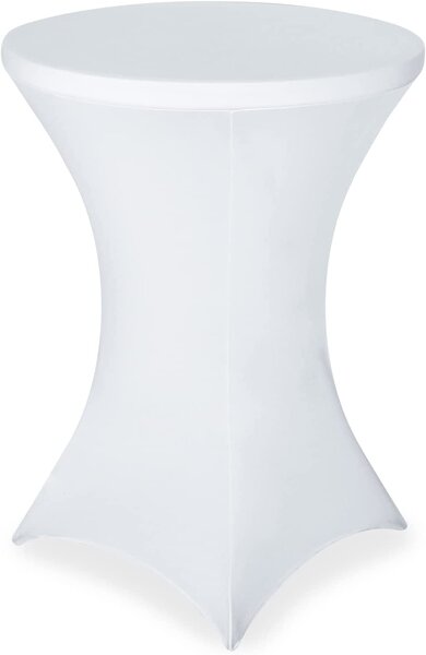 Návlek na koktejlový stolek 80 cm – bílý