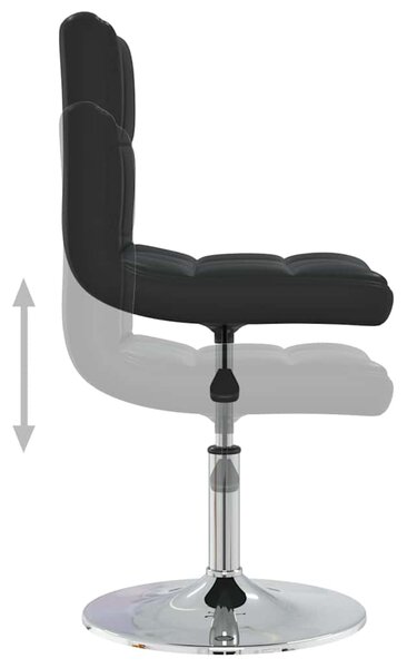 Jídelní židle černá umělá kůže 3087439