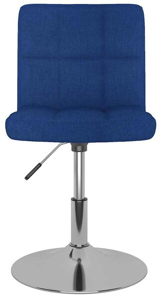 Otočné jídelní židle 6 ks modré textil 3087462