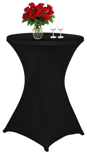 Návlek na koktejlový stolek 80 cm – černý