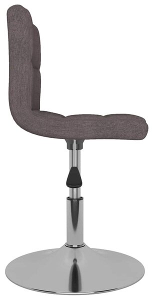 Otočná jídelní židle taupe textil 3087477