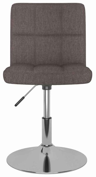 Otočná jídelní židle taupe textil 3087477