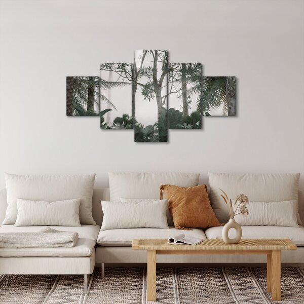 Obraz - Jungle v ranní mlze (125x70 cm)