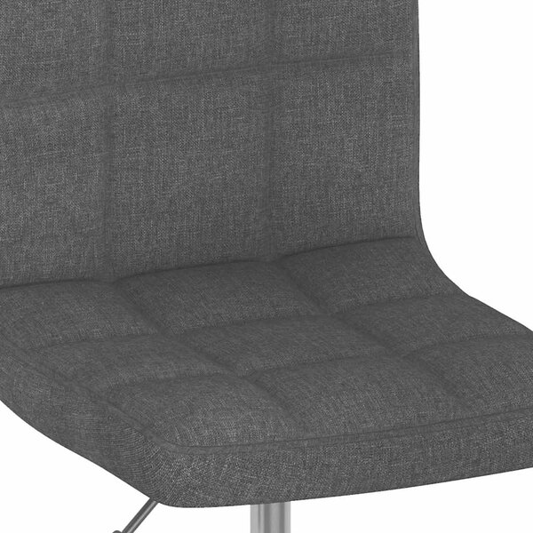 Otočné jídelní židle 6 ks černé textil 3087464