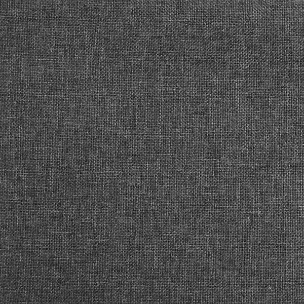 Otočná jídelní židle tmavě šedá textil 3087469