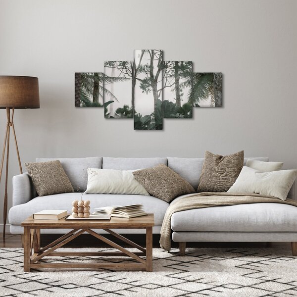 Obraz - Jungle v ranní mlze (125x70 cm)