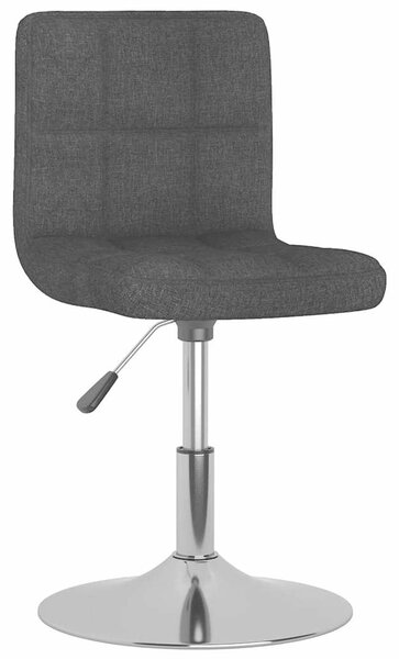 Otočné jídelní židle 4 ks černé textil 3087454