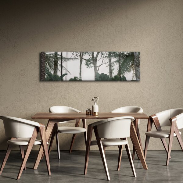 Obraz - Jungle v ranní mlze (170x50 cm)