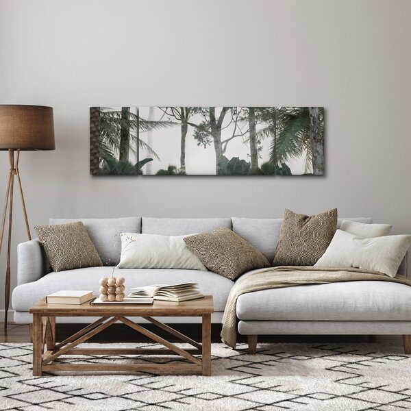Obraz - Jungle v ranní mlze (170x50 cm)