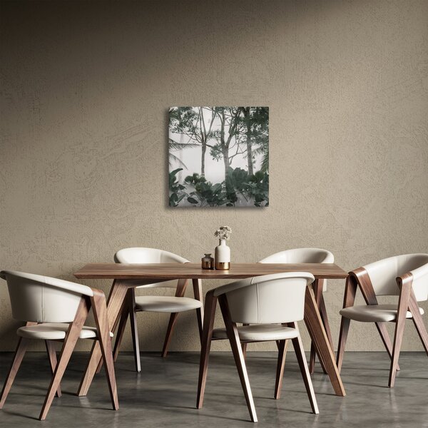 Obraz - Jungle v ranní mlze (30x30 cm)