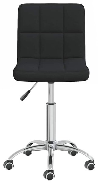 Otočná jídelní židle černá textil 3087537