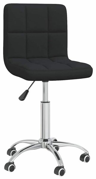 Otočná jídelní židle černá textil 3087537