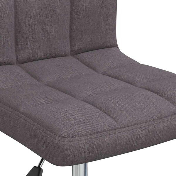 Otočná jídelní židle taupe textil 3087540