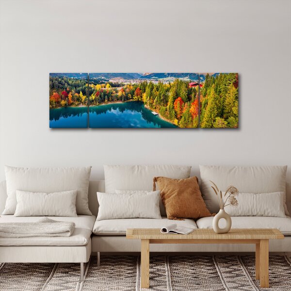 Obraz - Jezero Urisee, Rakousko (170x50 cm)