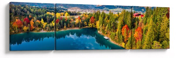 Obraz - Jezero Urisee, Rakousko (170x50 cm)